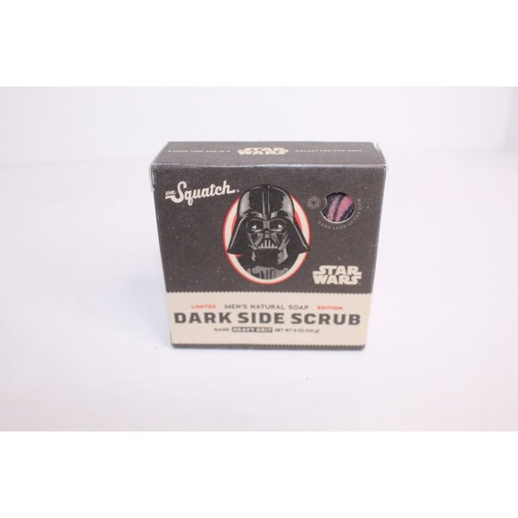 Dr. Squatch Star Wars Dark Side Heavy Grit Scrub Scented Soap 5 oz. Limited NIB - Picture 7 of 7